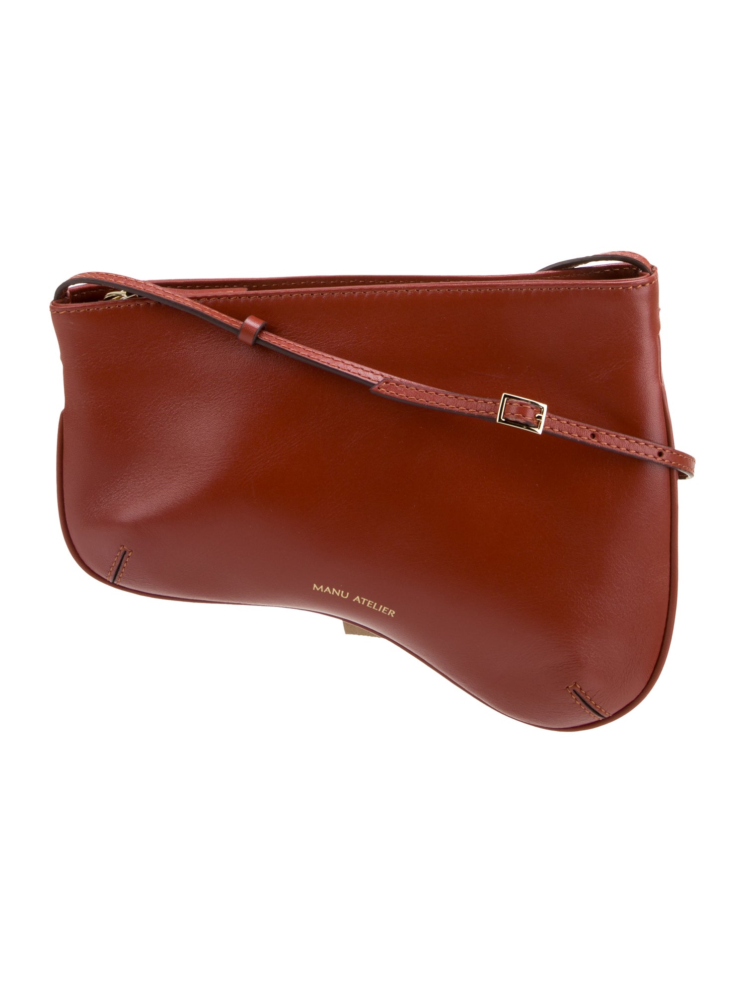 Manu Atelier Leather Shoulder Bag