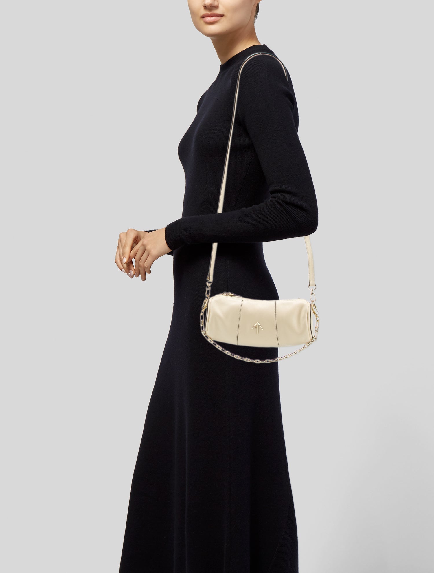 Manu Atelier Leather Crossbody Bag