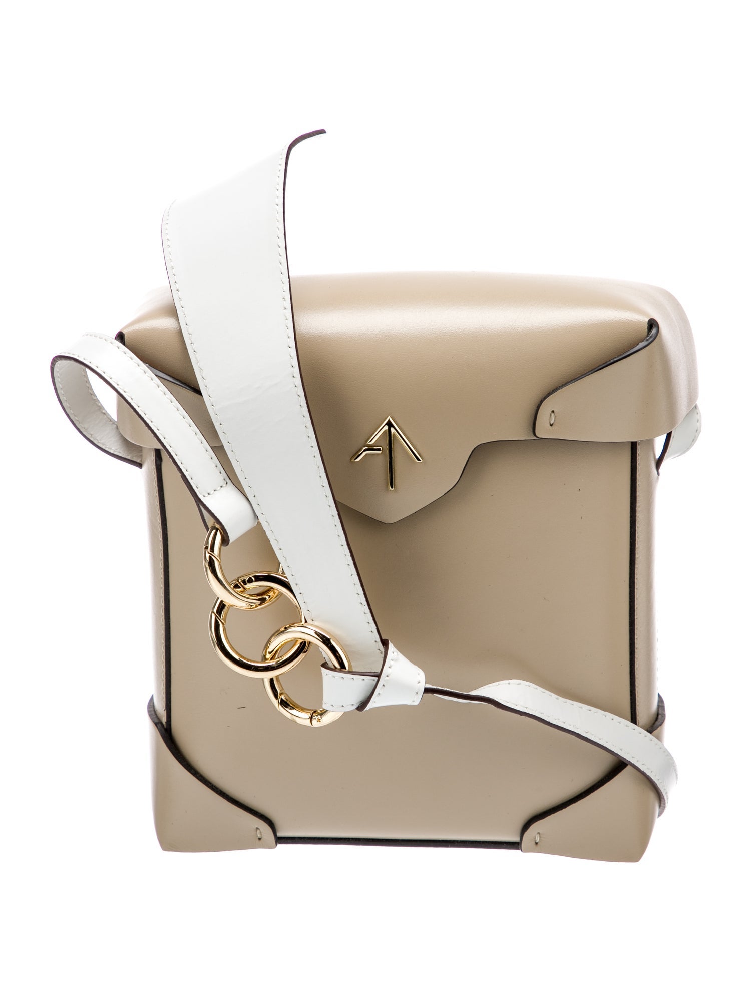 Manu Atelier Leather Crossbody Bag