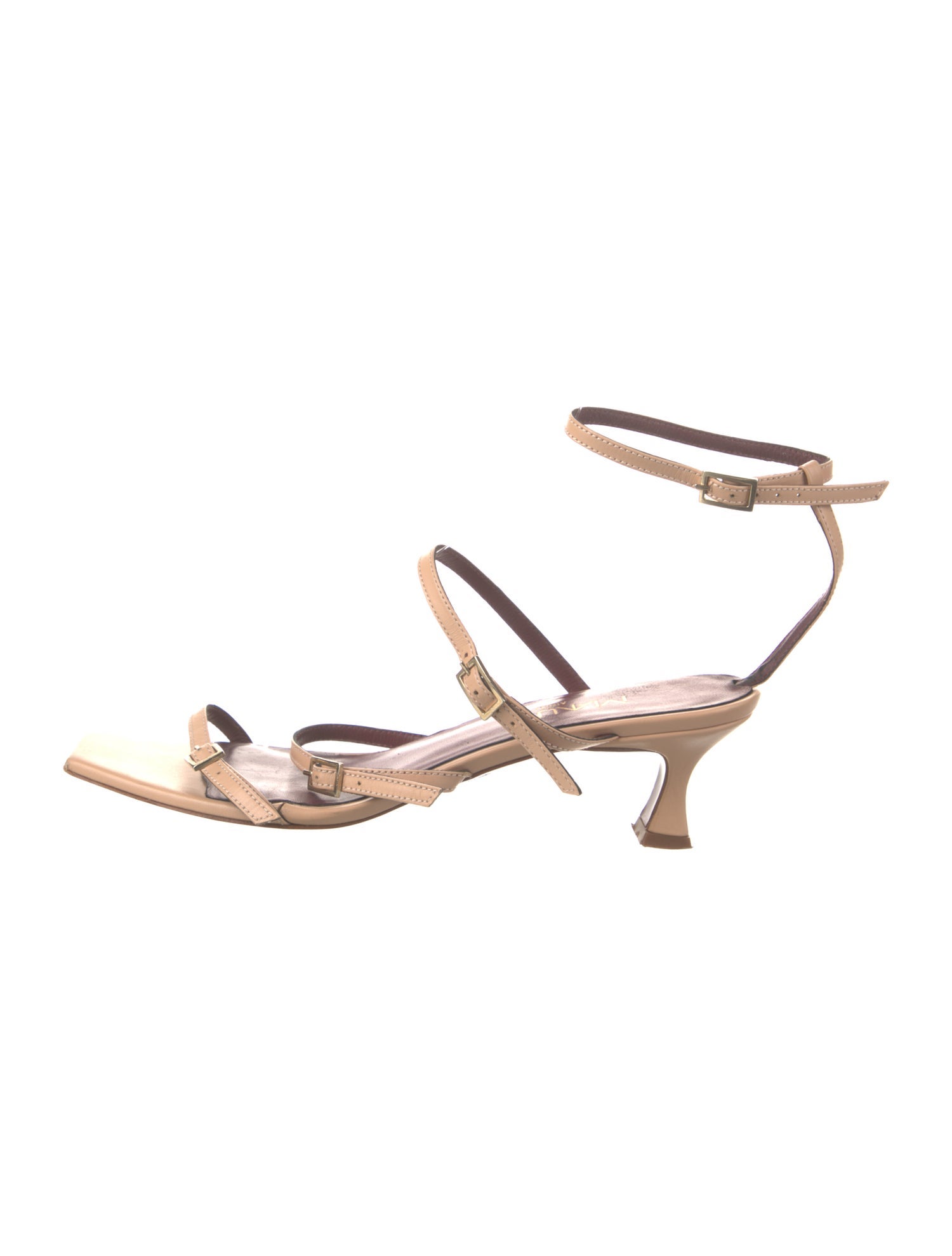 Manu Atelier Leather Slingback Pumps