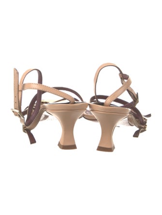 Manu Atelier Leather Slingback Pumps