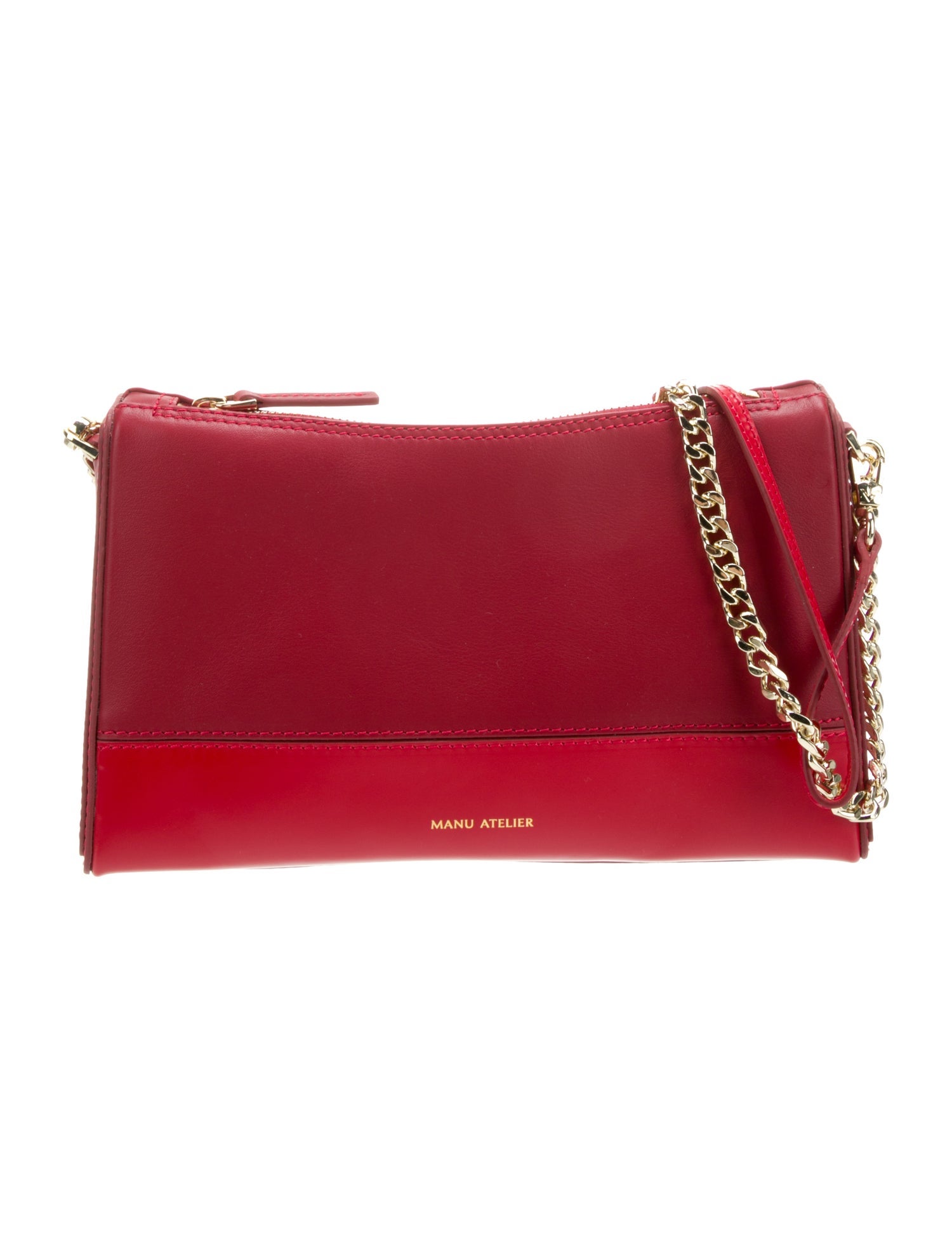 Manu Atelier Leather Shoulder Bag