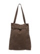 Manu Atelier Suede Shoulder Bag