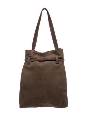 Manu Atelier Suede Shoulder Bag