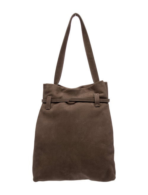 Manu Atelier Suede Shoulder Bag
