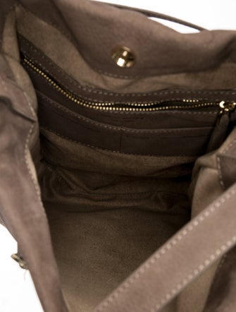 Manu Atelier Suede Shoulder Bag