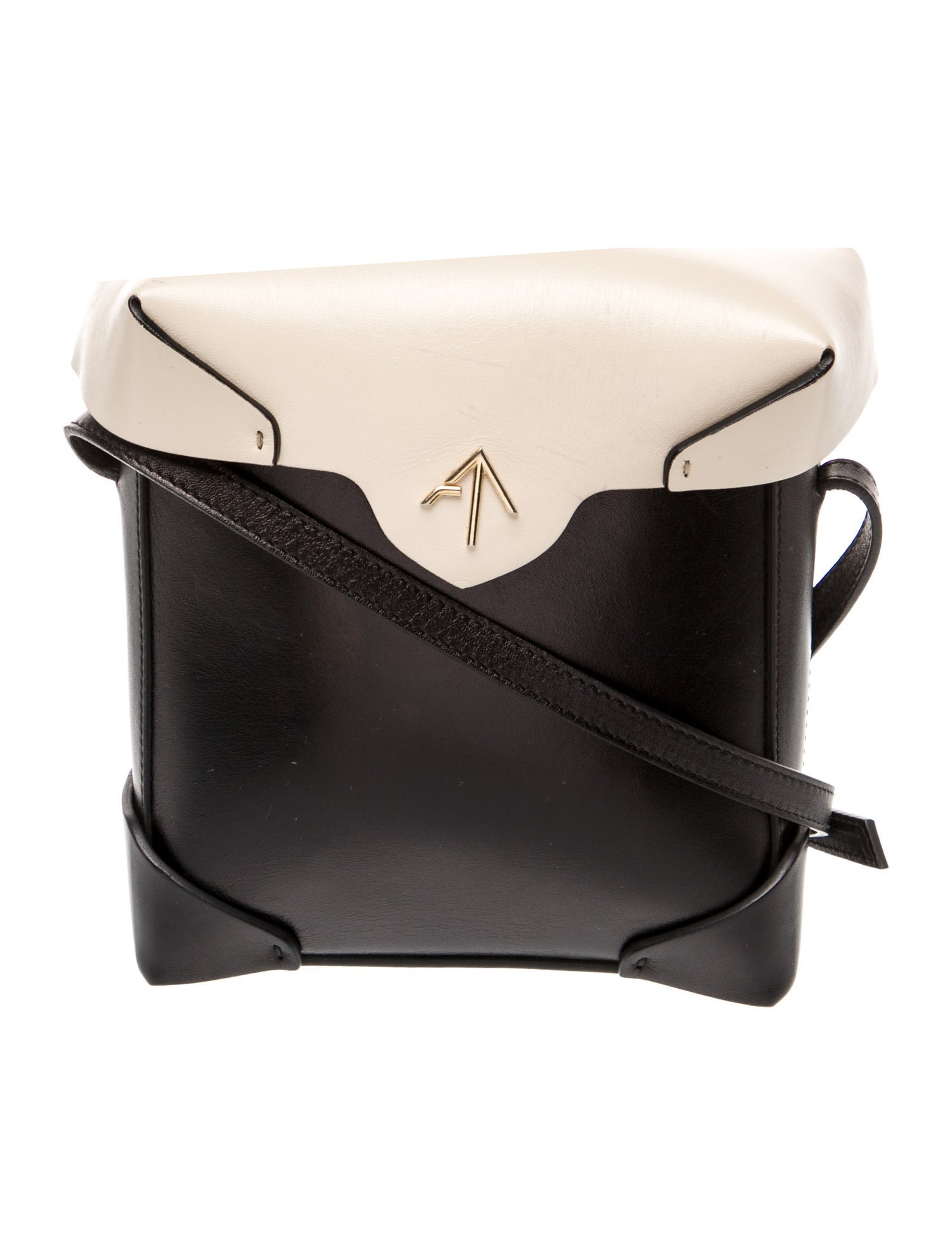 Manu Atelier Leather Crossbody Bag
