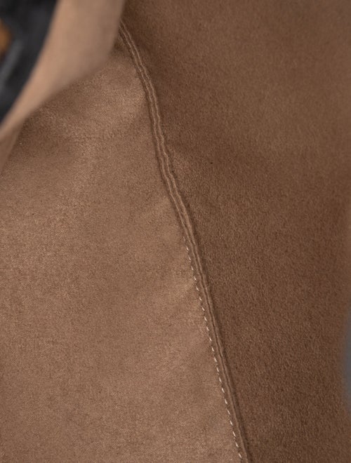 Manu Atelier Suede Shoulder Bag