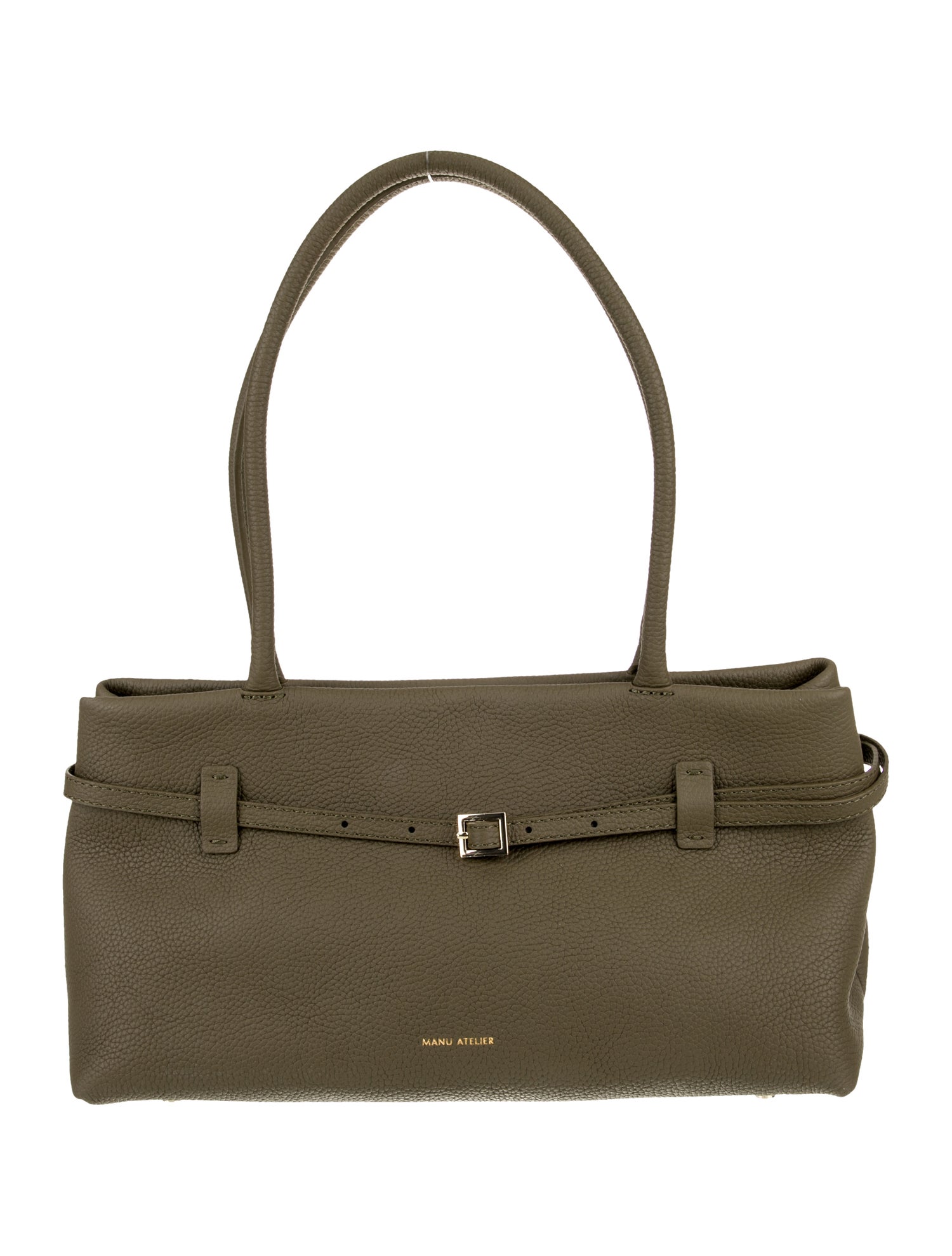 Manu Atelier Leather Shoulder Bag