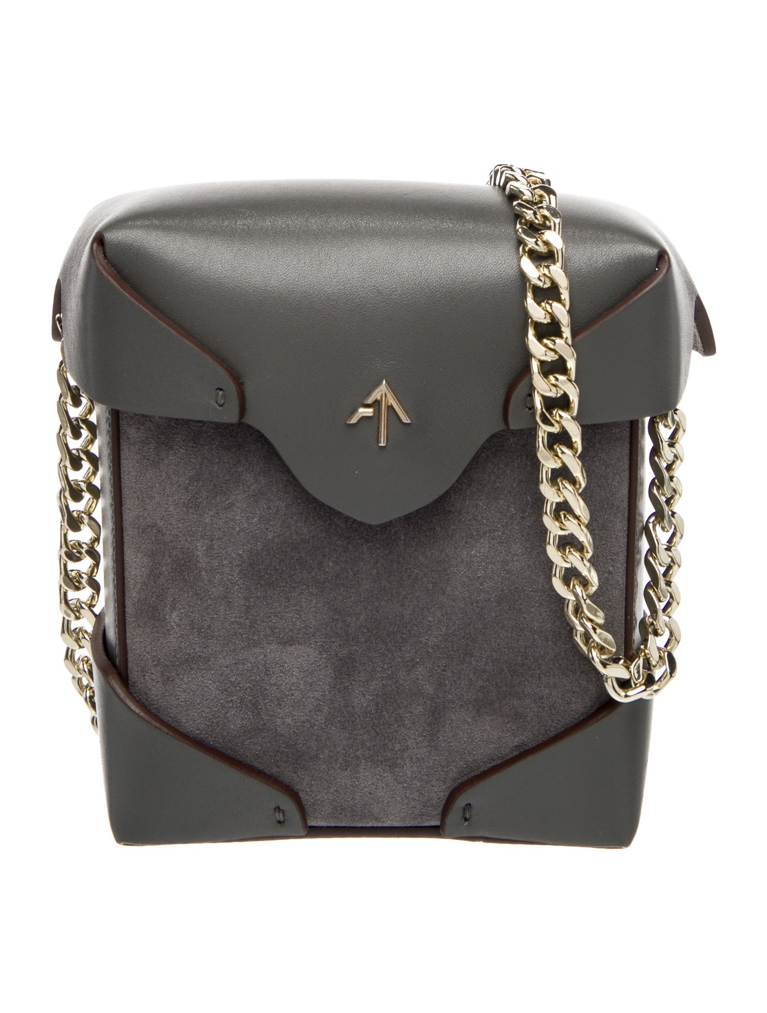 Manu Atelier Leather Crossbody Bag