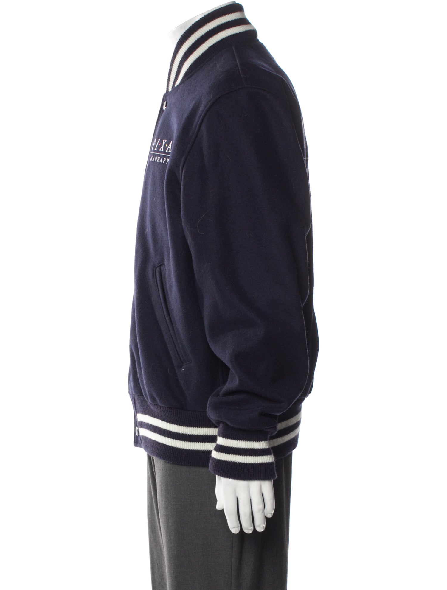 Madhappy x PIXAR Wool Striped Varsity Jacket