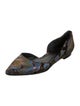 Marc Fisher Canvas Printed D'Orsay Flats