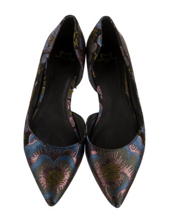 Marc Fisher Canvas Printed D'Orsay Flats