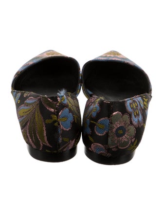 Marc Fisher Canvas Printed D'Orsay Flats