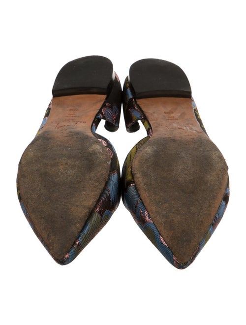 Marc Fisher Canvas Printed D'Orsay Flats