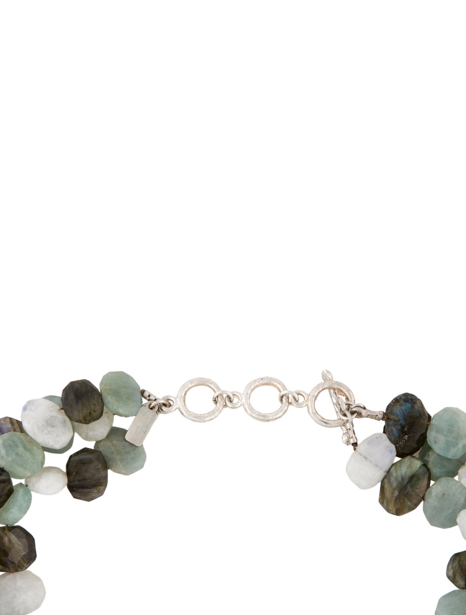 Margo Morrison Multi-Stone Three-Strand Necklace