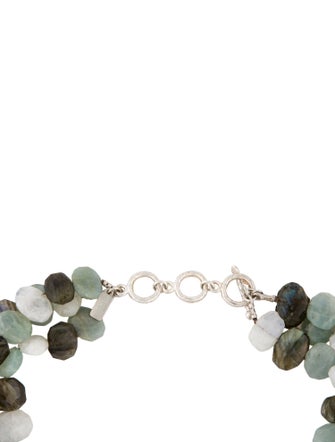 Margo Morrison Multi-Stone Three-Strand Necklace