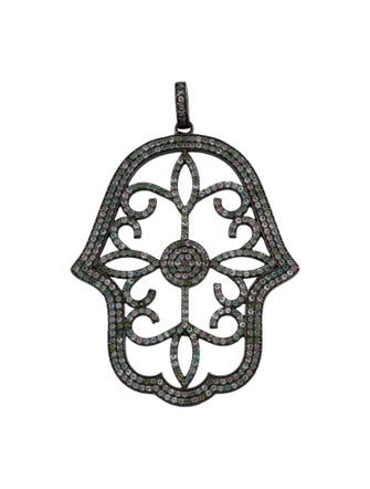 Margo Morrison Tourmaline Hamsa Pendant