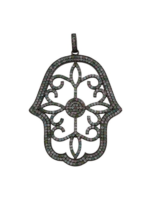 Margo Morrison Tourmaline Hamsa Pendant