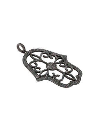 Margo Morrison Tourmaline Hamsa Pendant