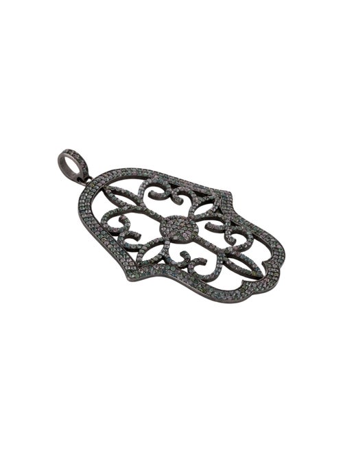 Margo Morrison Tourmaline Hamsa Pendant