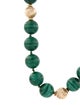 Margo Morrison 14K Malachite Bead Strand Necklace