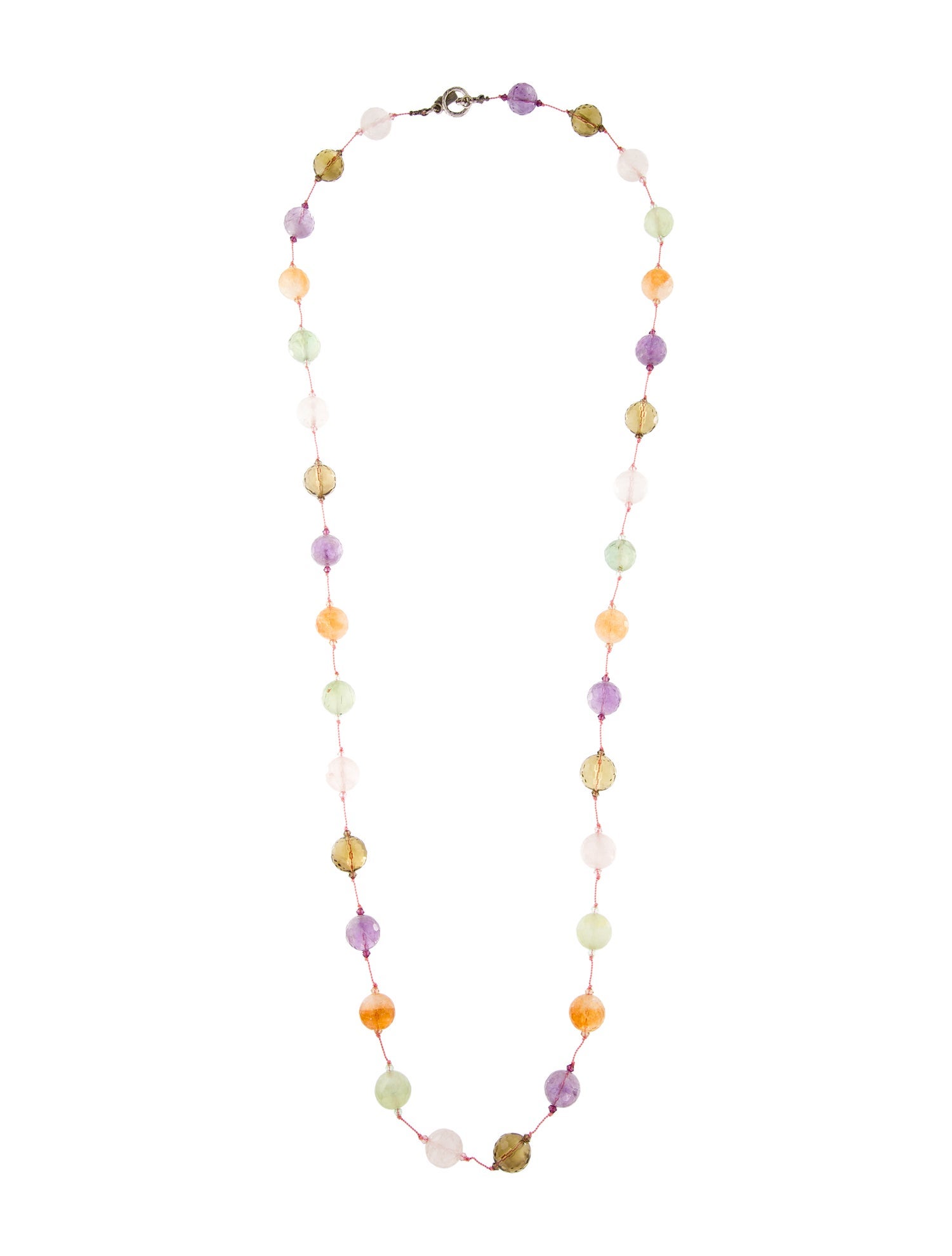 Margo Morrison Multistone Bead Necklace