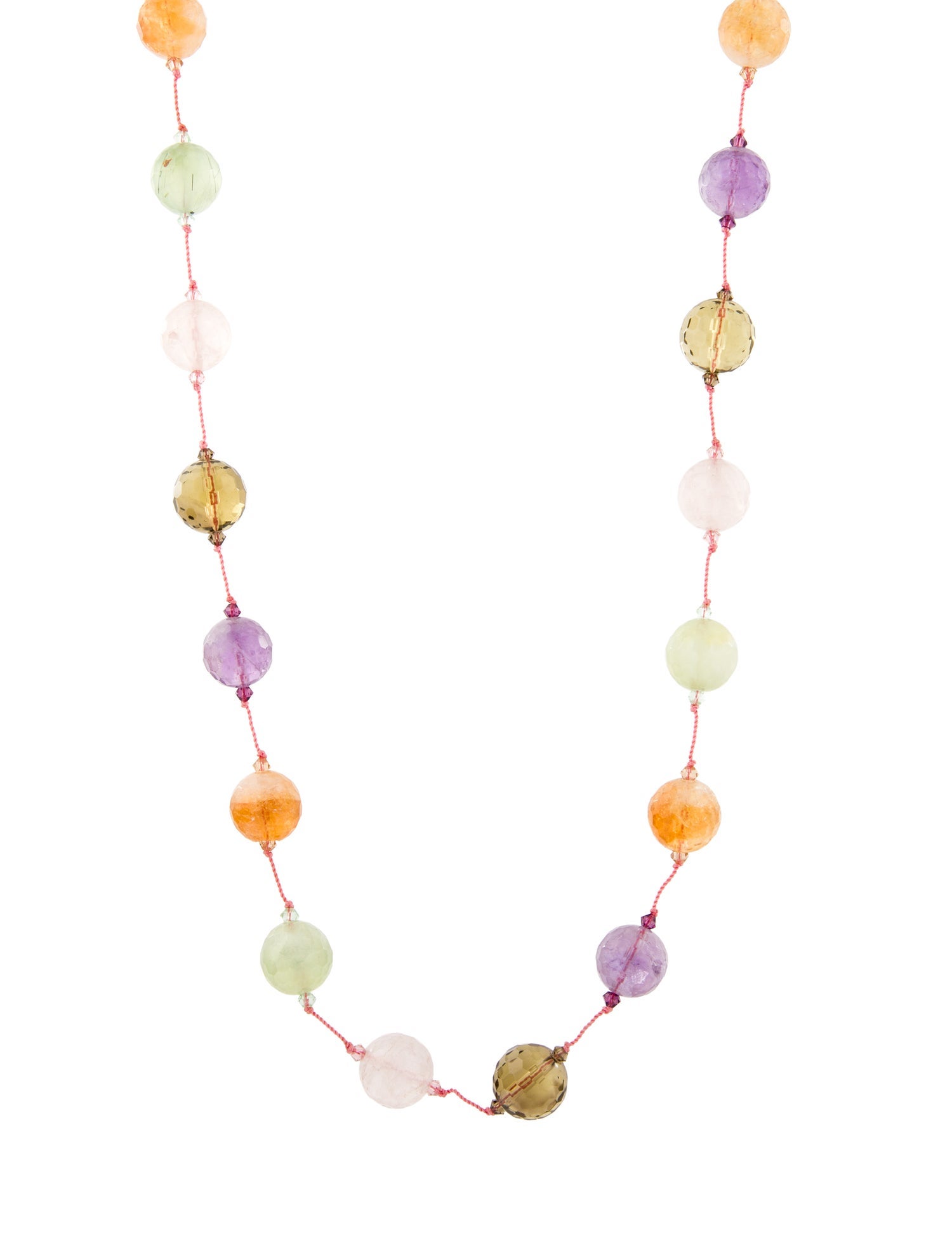 Margo Morrison Multistone Bead Necklace