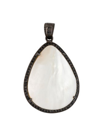 Margo Morrison Mother Of Pearl & Spinel Pendant