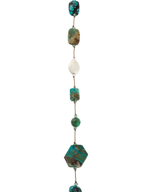Margo Morrison Multistone & Crystal Hexagonal Combo Station Necklace