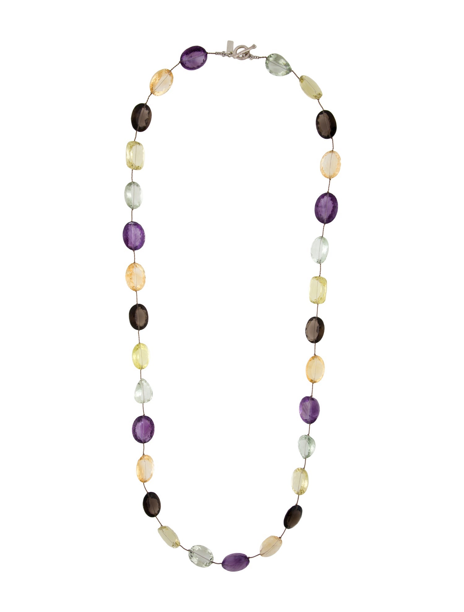 Margo Morrison Multistone Long Necklace