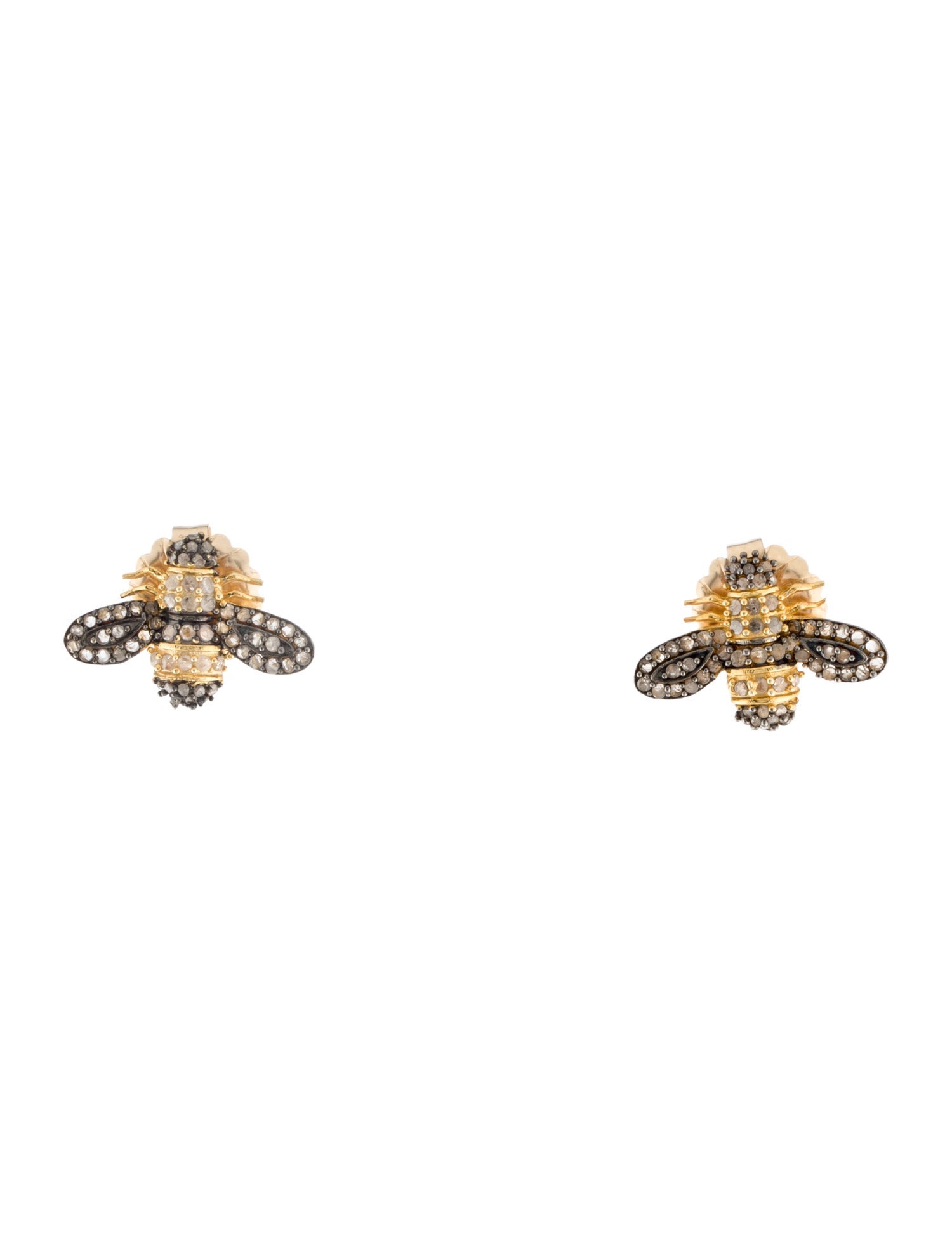 Margo Morrison Diamond Bee Earrings