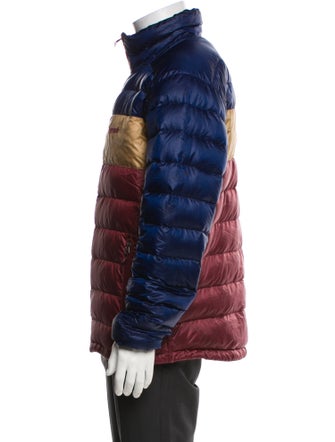 Marmot Colorblock Pattern Puffer Coat