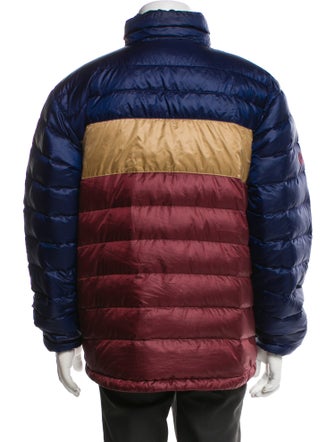 Marmot Colorblock Pattern Puffer Coat