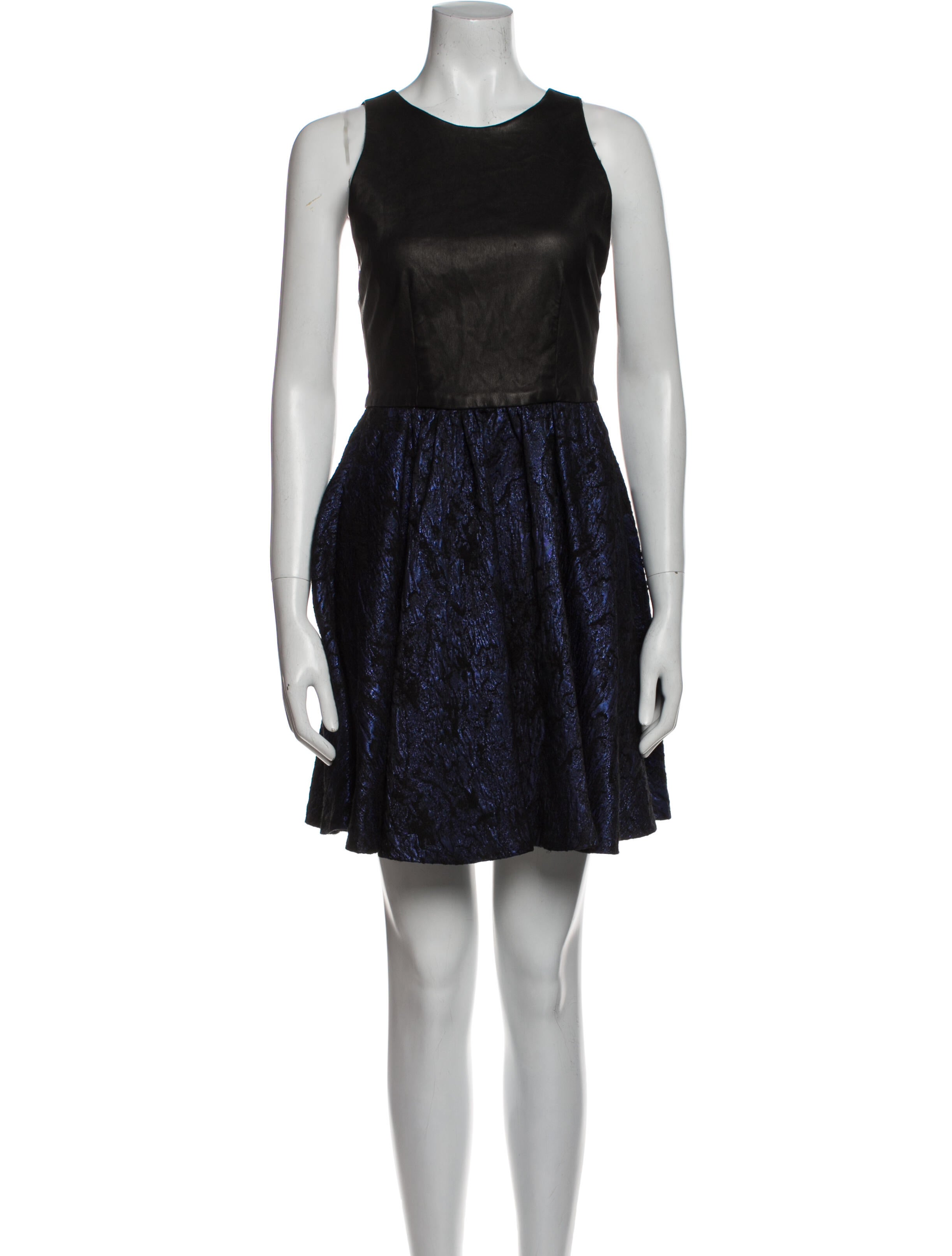 Marna Ro Scoop Neck Mini Dress