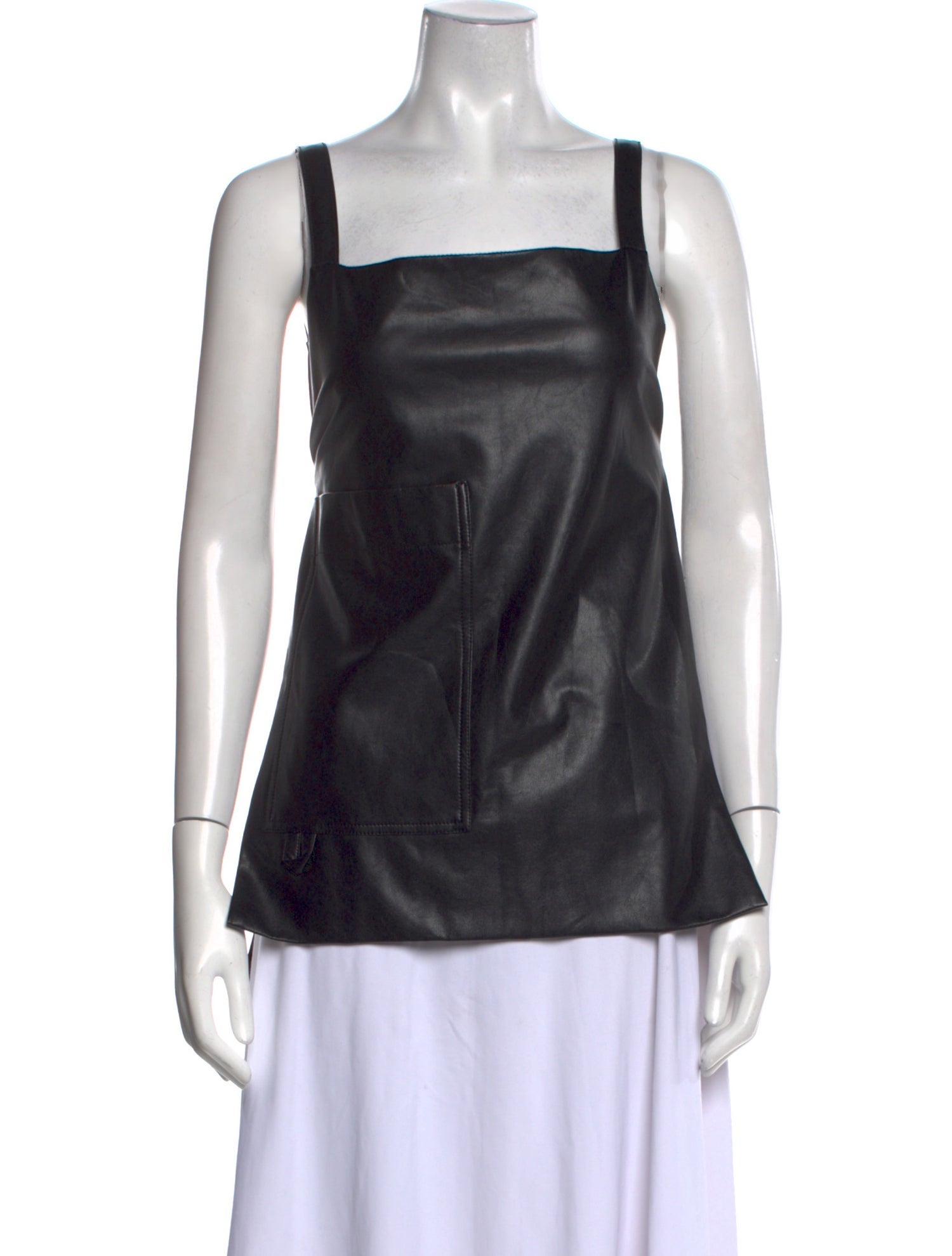 Markoo Square Neckline Sleeveless Top