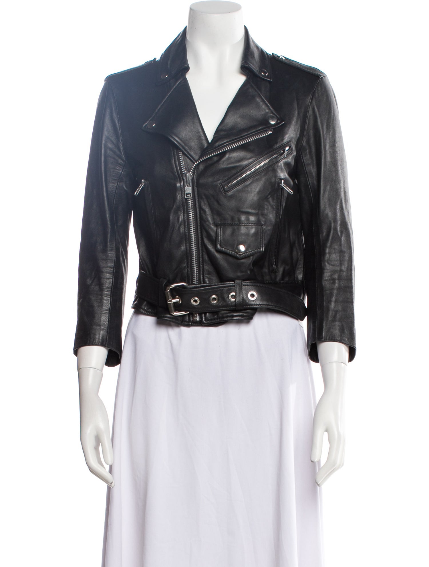 Markoo Leather Biker Jacket