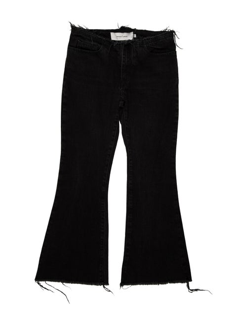 Marques' Almeida Mid-Rise Wide Leg Jeans Grey