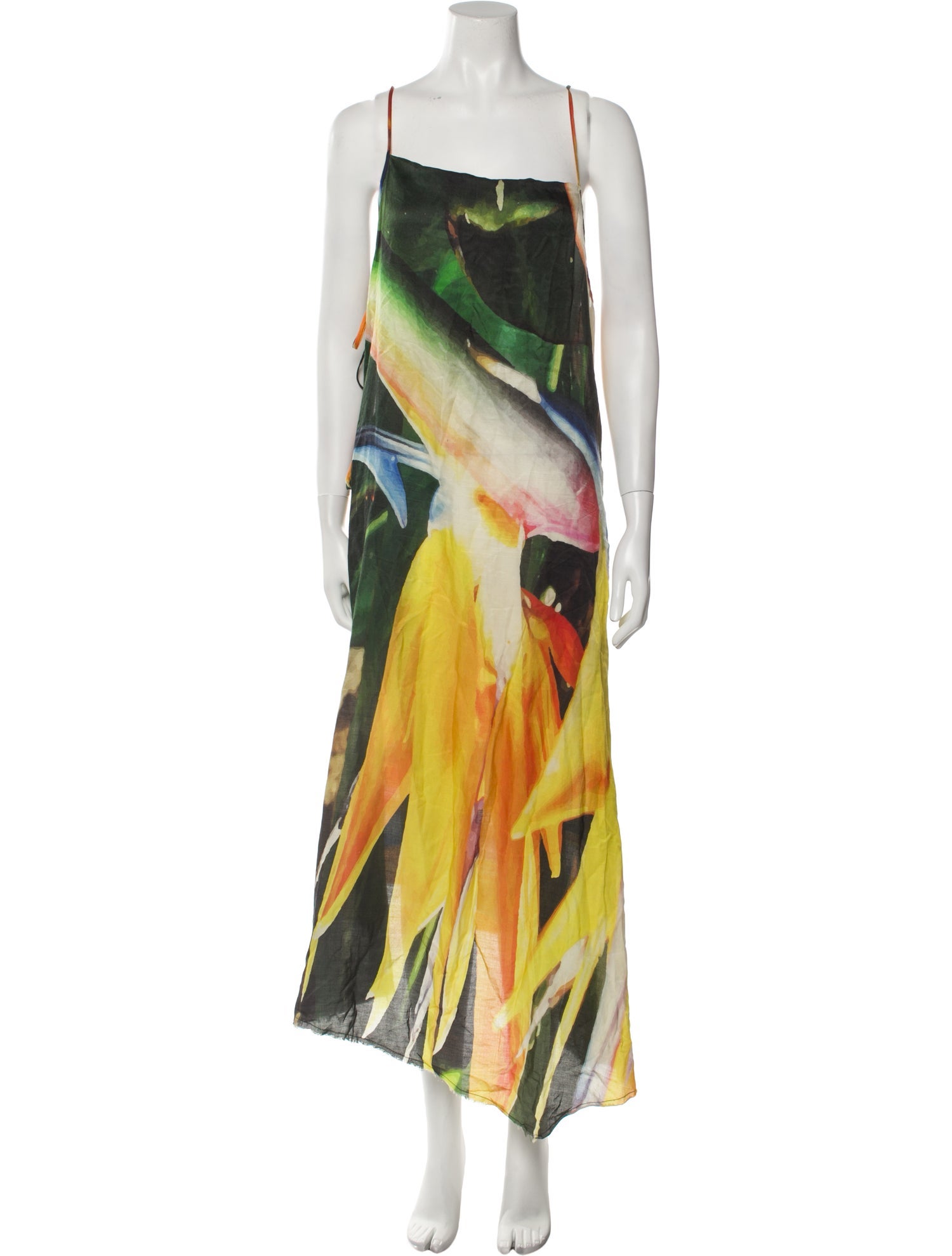 Marques' Almeida Printed Long Dress