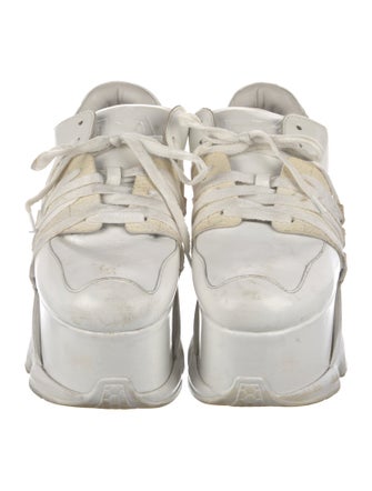 Marques' Almeida Leather Wedge Sneakers