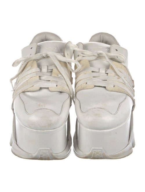 Marques' Almeida Leather Wedge Sneakers
