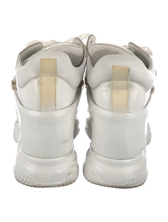 Marques' Almeida Leather Wedge Sneakers