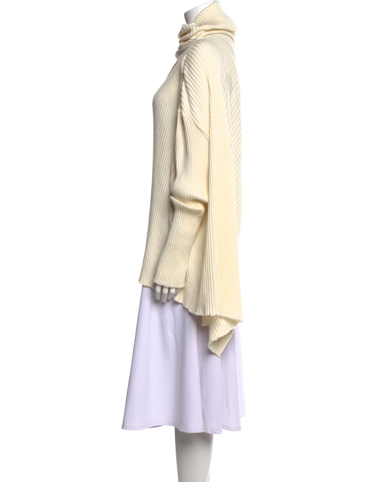 Marques' Almeida Asymmetric Merino Wool Sweater