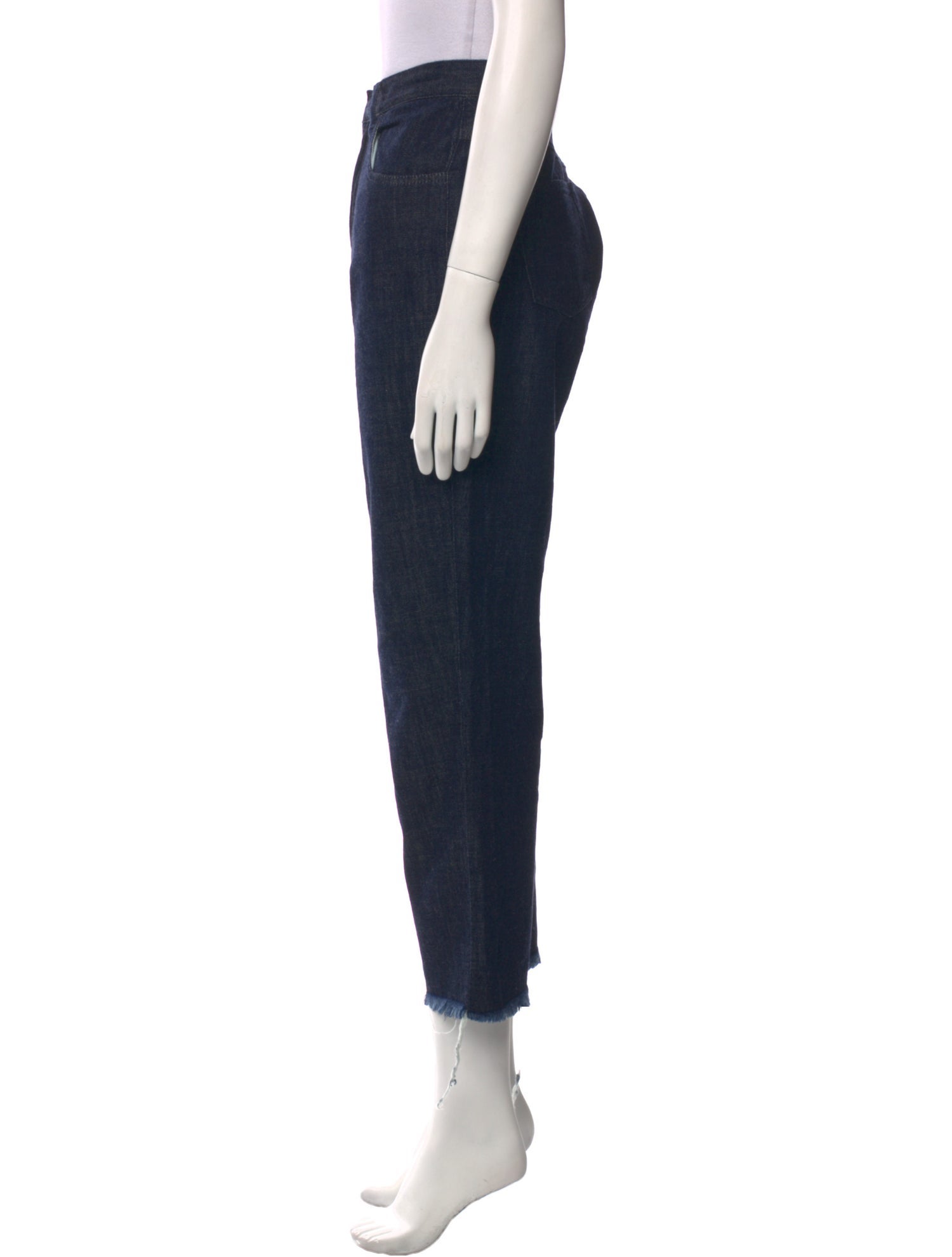 Marques' Almeida High-Rise Straight Leg Jeans