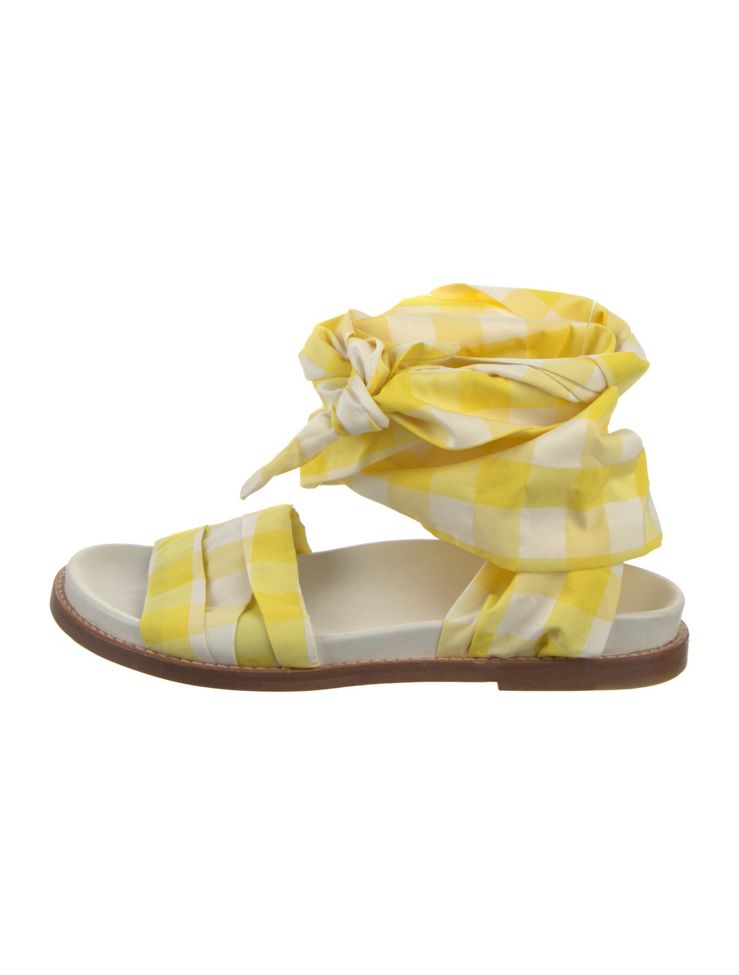 Marques' Almeida Bow Accents Gladiator Sandals