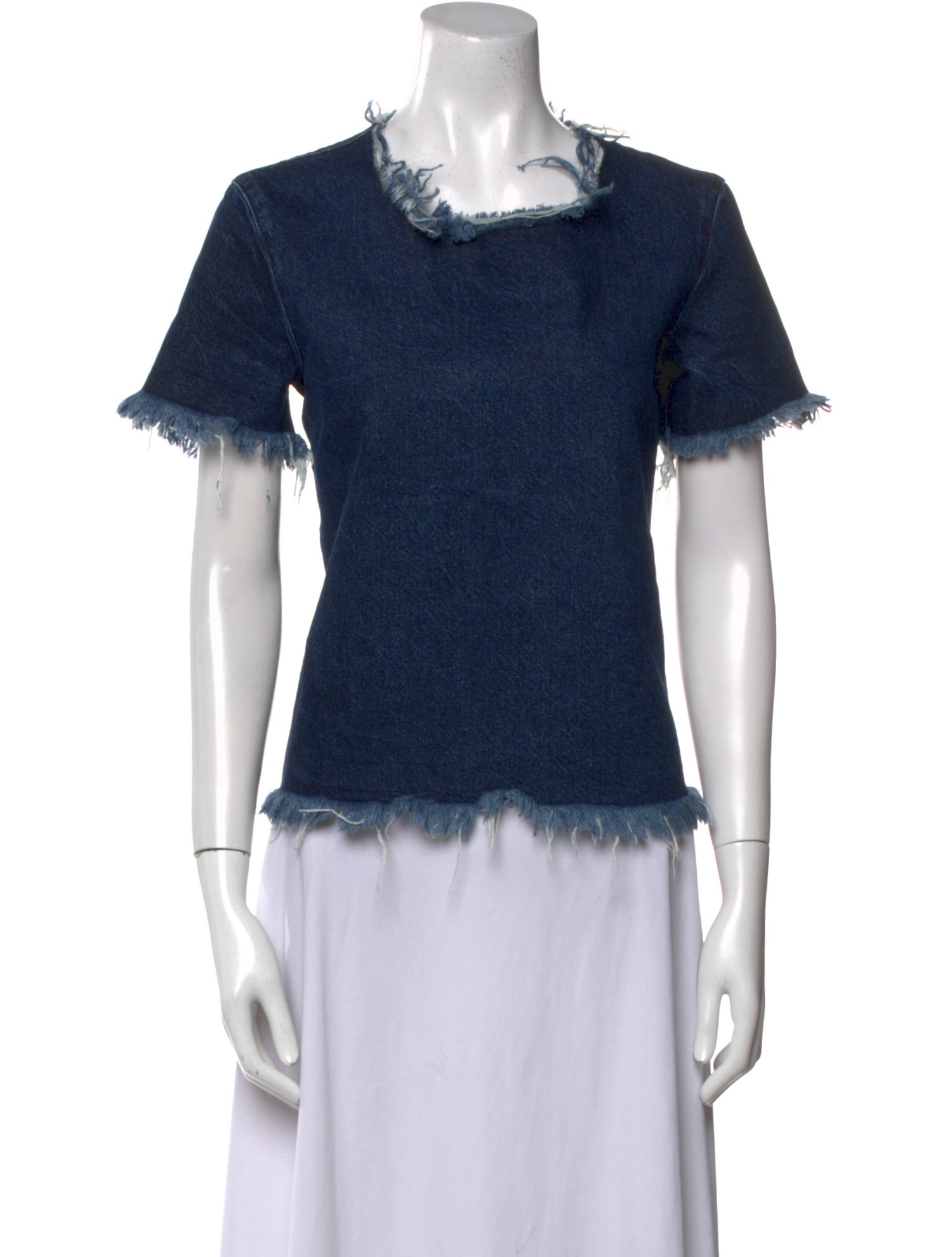 Marques' Almeida Crew Neck Short Sleeve Top