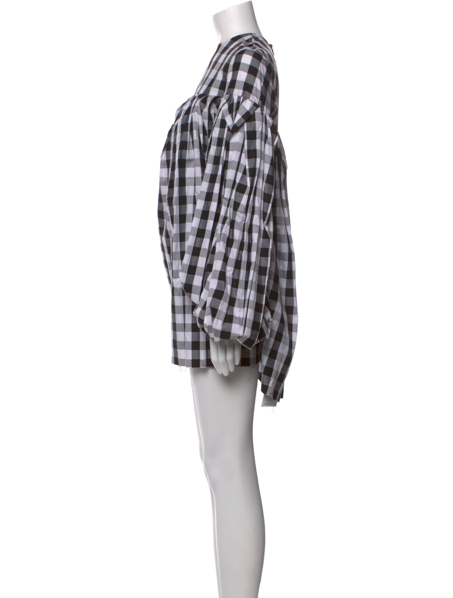 Marques' Almeida Plaid Print Mini Dress