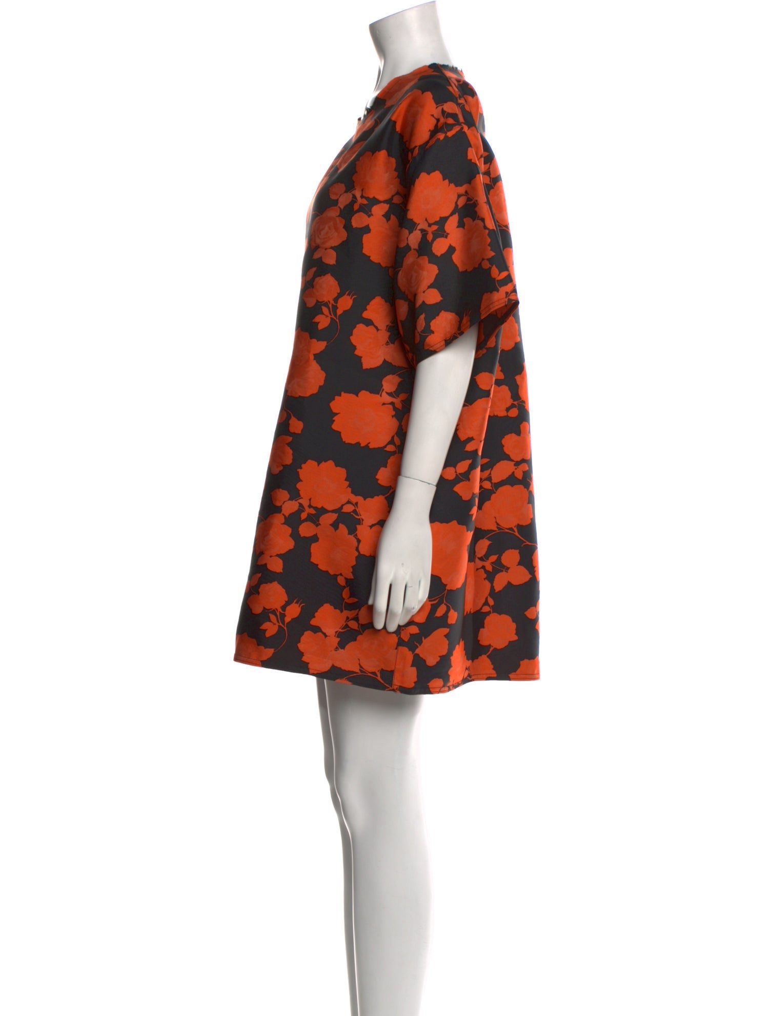 Marques' Almeida Floral Print Mini Dress