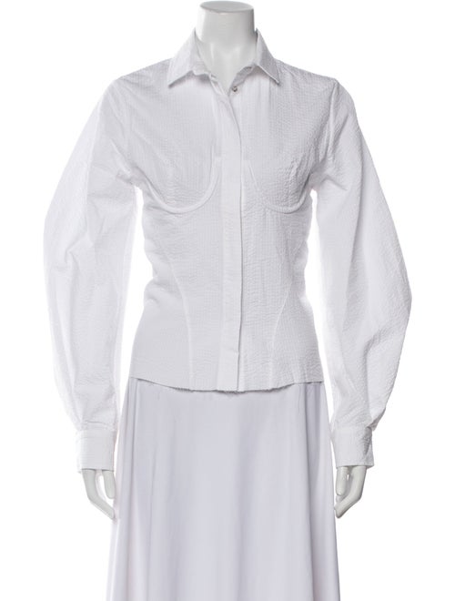 Marques' Almeida Long Sleeve Button-Up Top