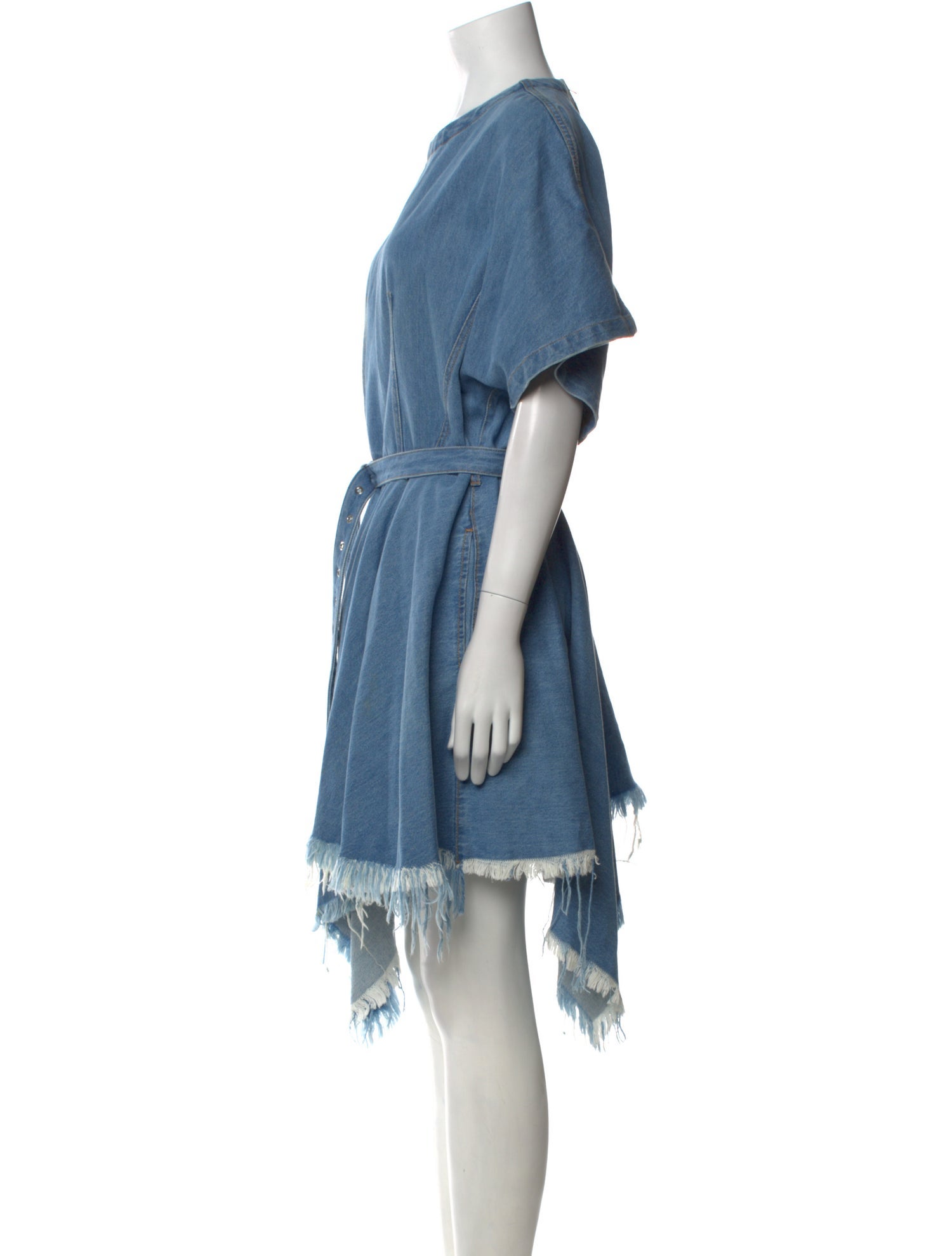 Marques' Almeida Crew Neck Mini Dress